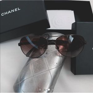 Chanel aviator sunglasses